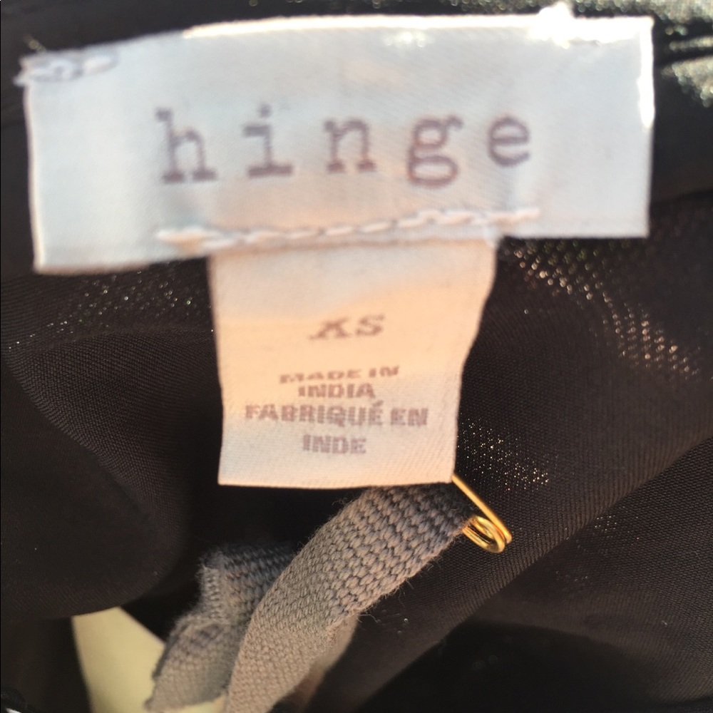 Hinge Cinch Velvet Evening Dress - Picture 7 of 8
